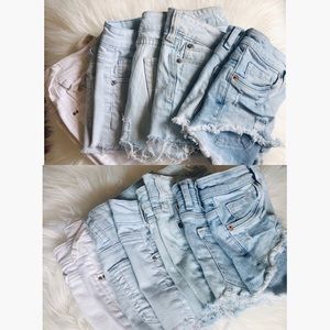BUNDLE Distressed Denim Shorts